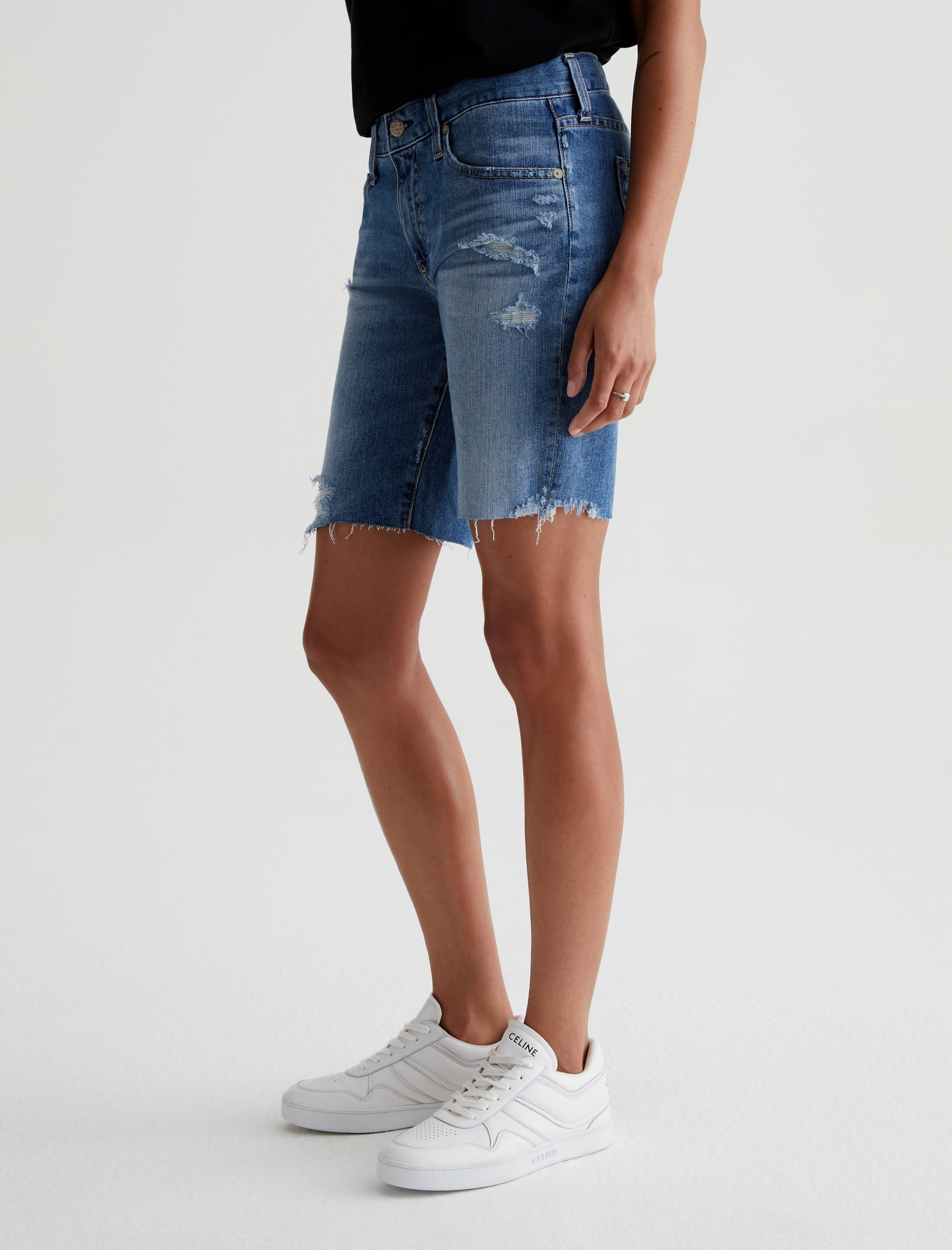 Women Summer Ripped Denim Jeans Shorts Stretchy Skinny Casual Beach Hot  Pants | eBay