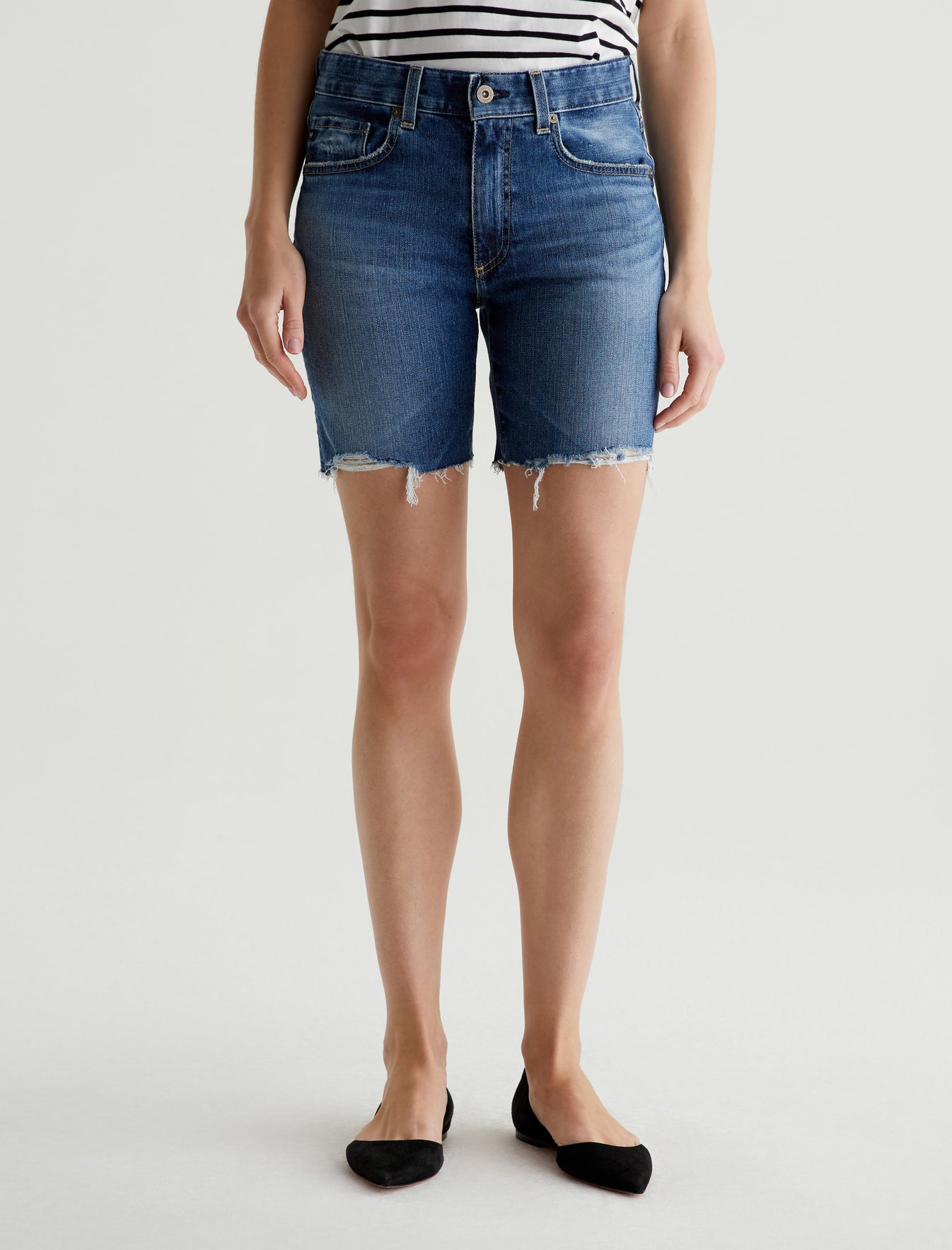 Ex-Boyfriend Slim Short Lake Como Mid-Rise Bermuda Women Bottom Photo 4