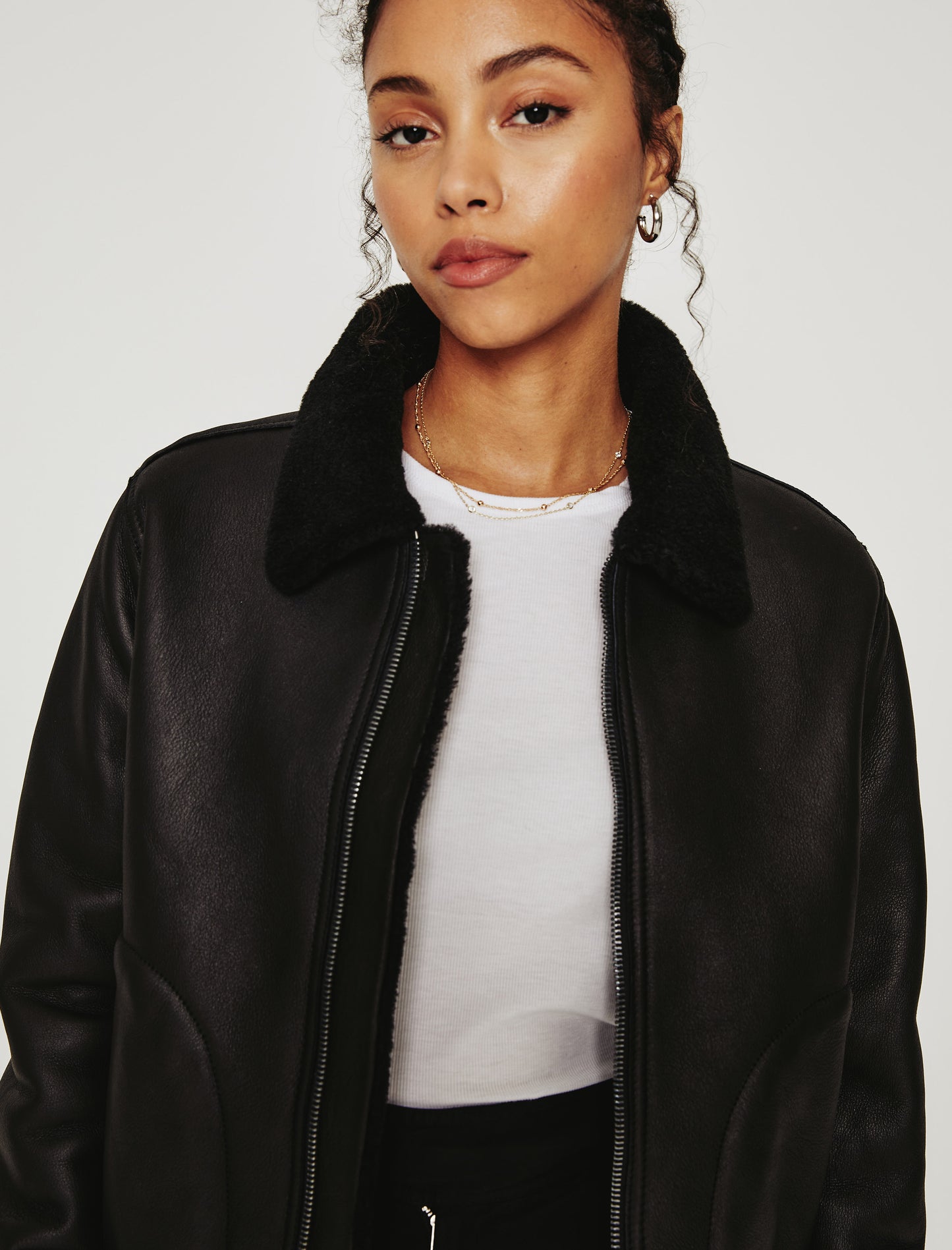 Women's Cropped Reversible Bomber Jacket, Women's Clearance