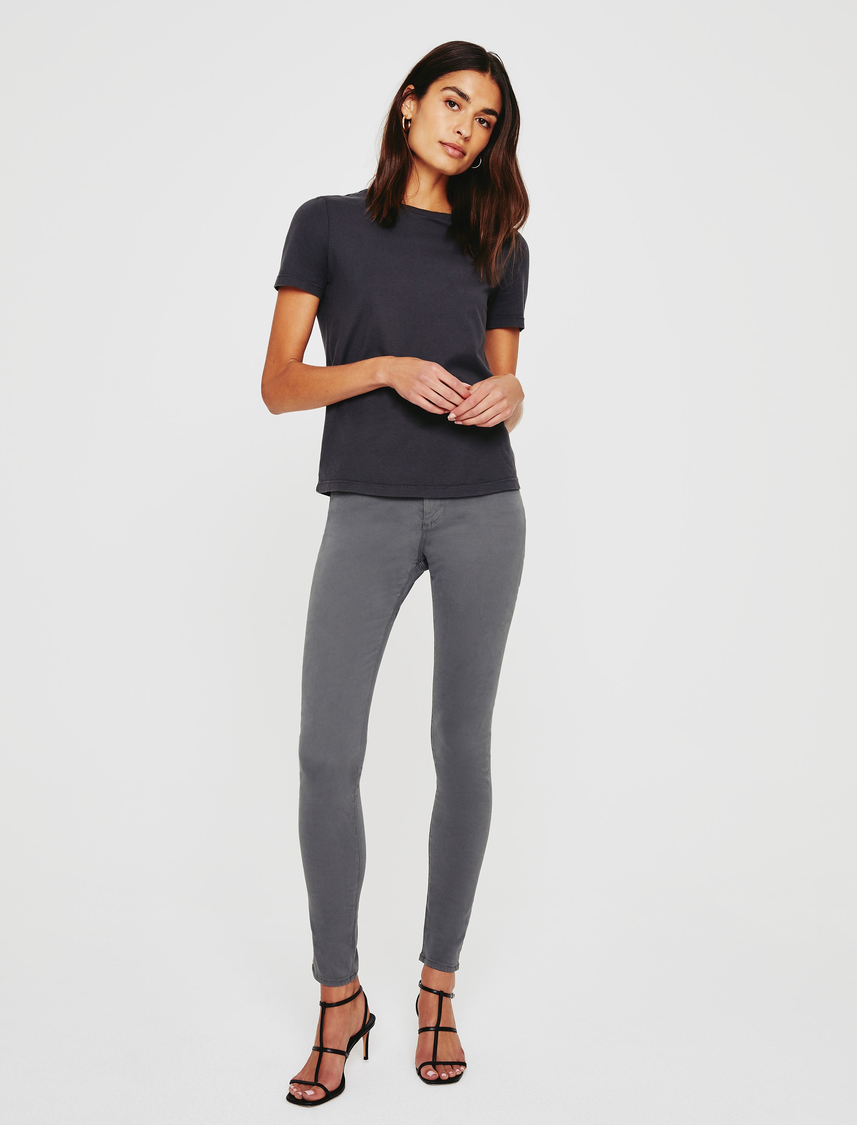 Womens Farrah Skinny Folkestone Grey at AG Jeans Official Store