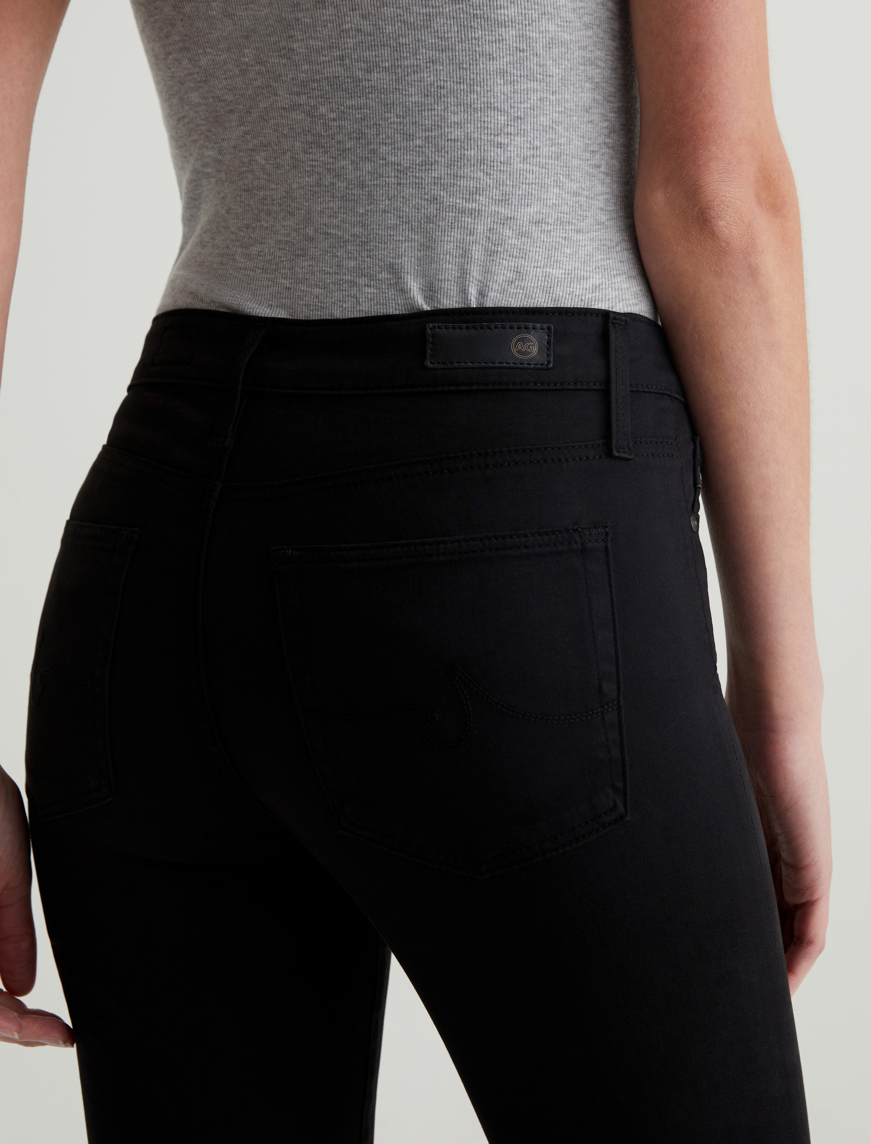 Womens Farrah Skinny Super Black at AG Jeans Official Store