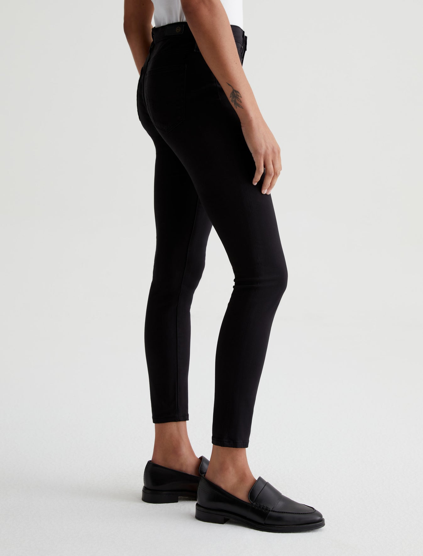 Buy Black Cropped Denim Jersey Leggings from Next Slovakia