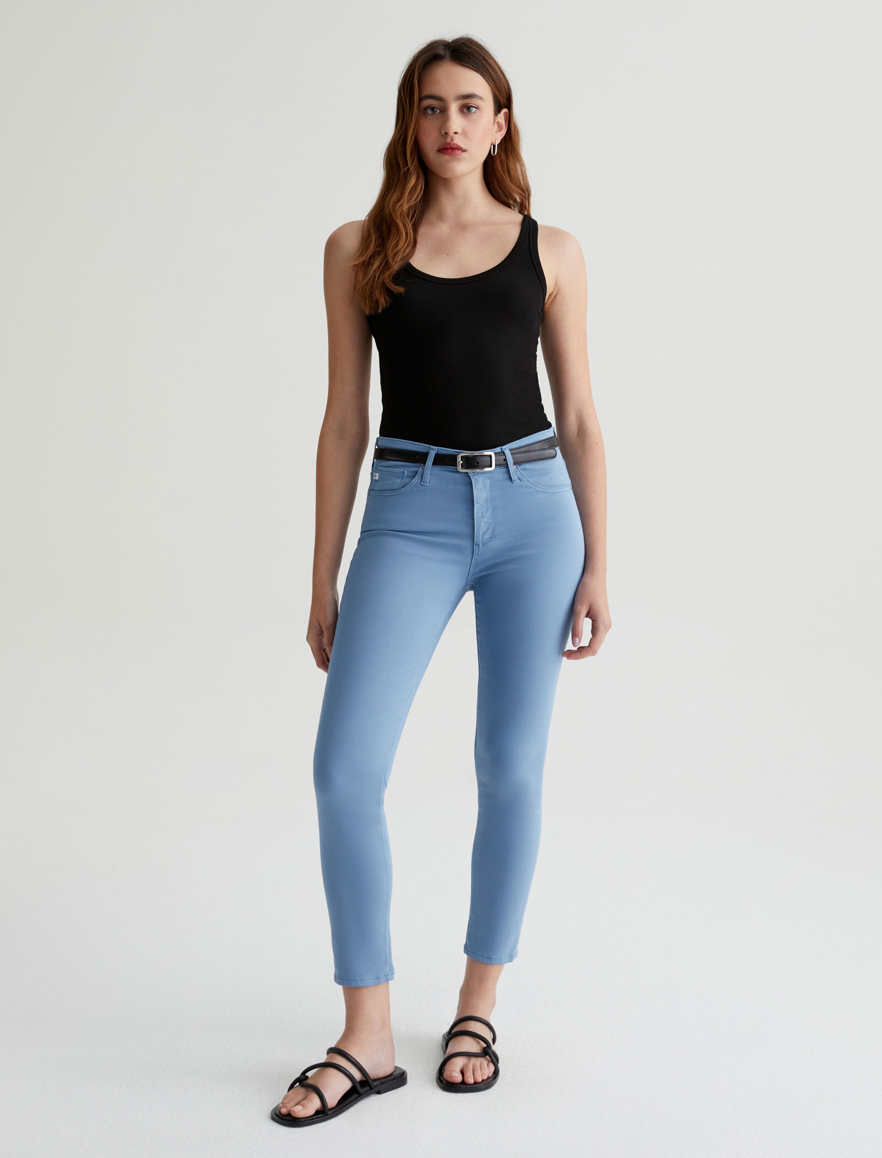 Womens Prima Crop Clear Skies at AG Jeans Official Store