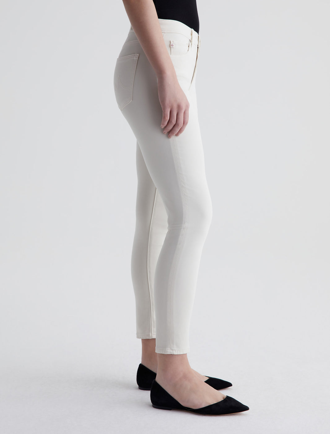 Womens Prima Crop White at AG Jeans Official Store