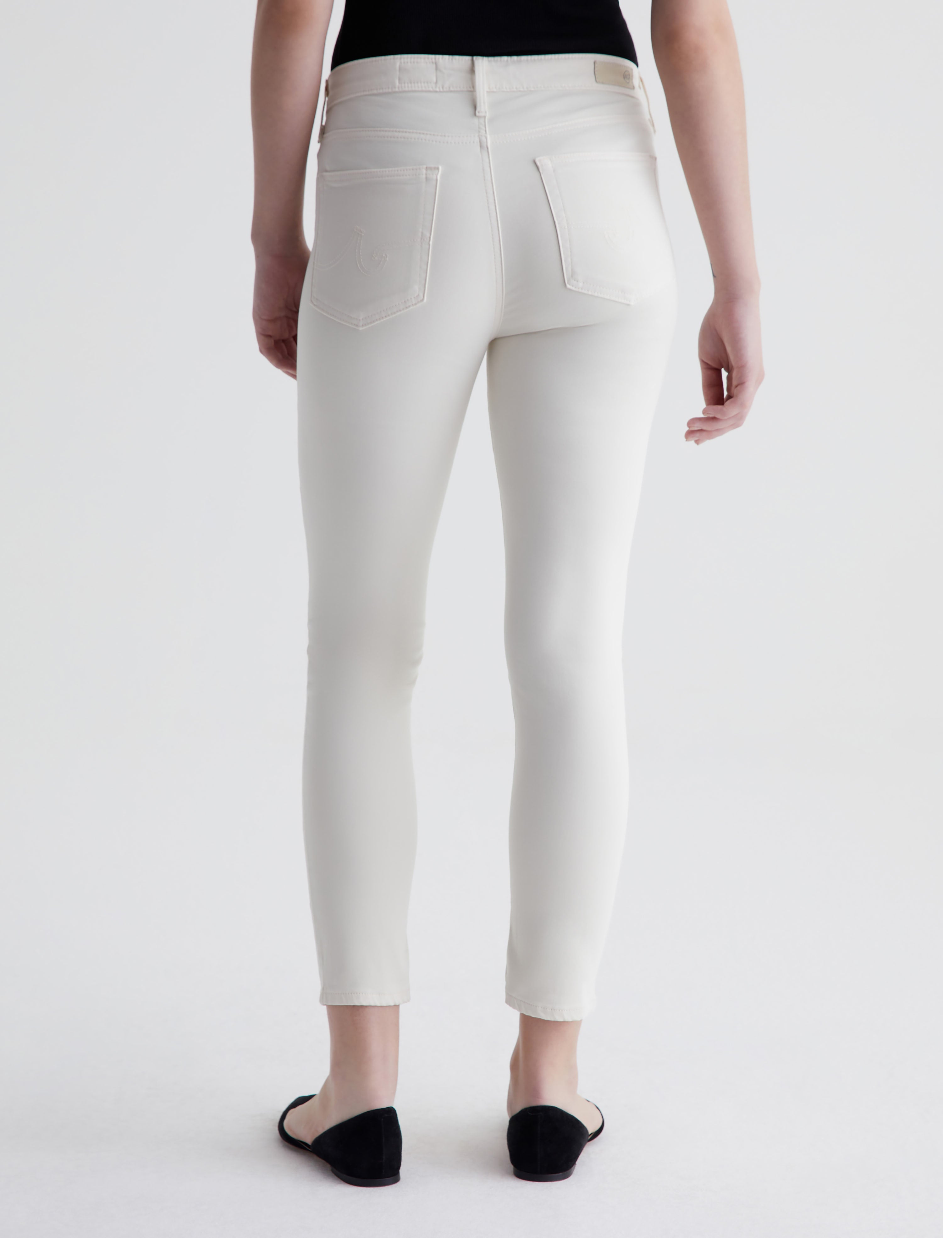 Women Prima Crop Ivory Dust at AG Jeans Official Store