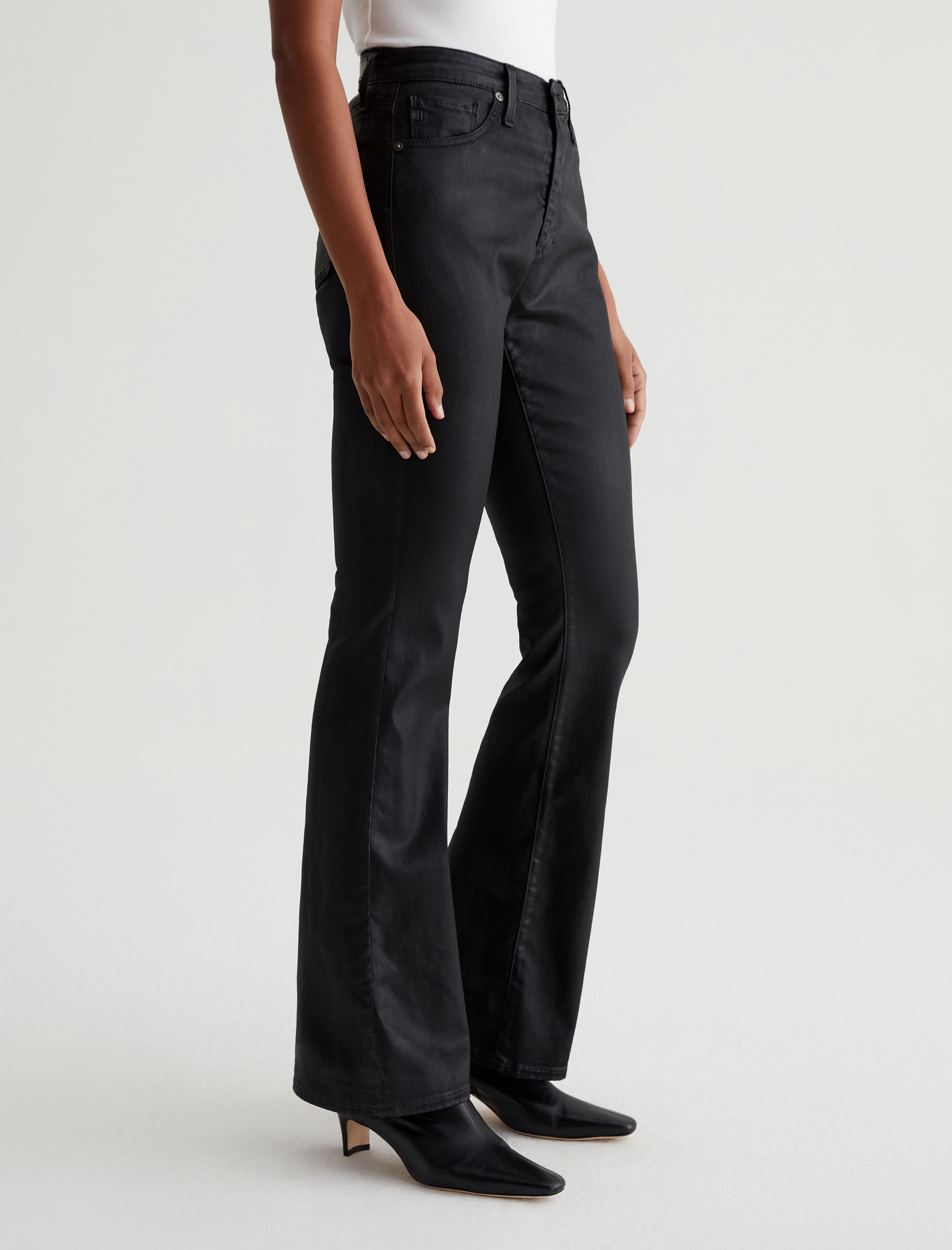 Women Farrah Boot Crop True Black at AG Jeans Official Store