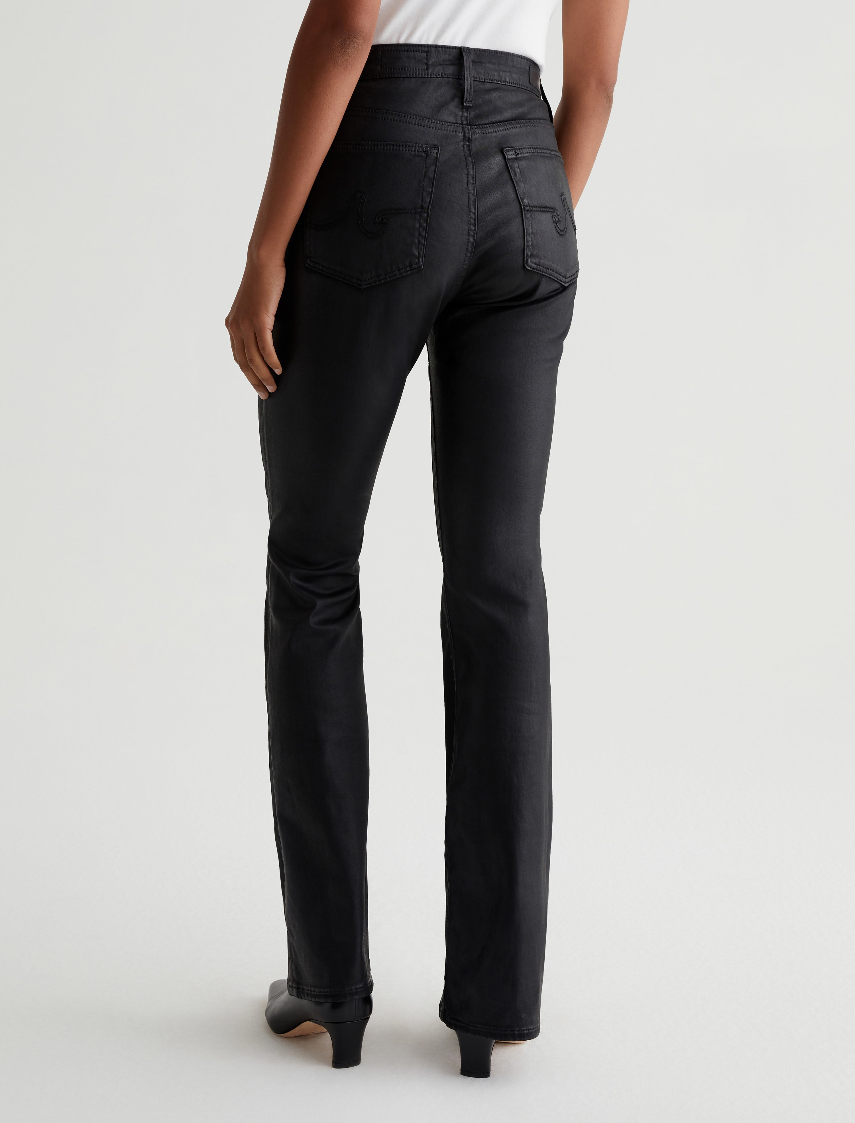 Women Farrah Boot Leatherette Super Black at AG Jeans Official Store