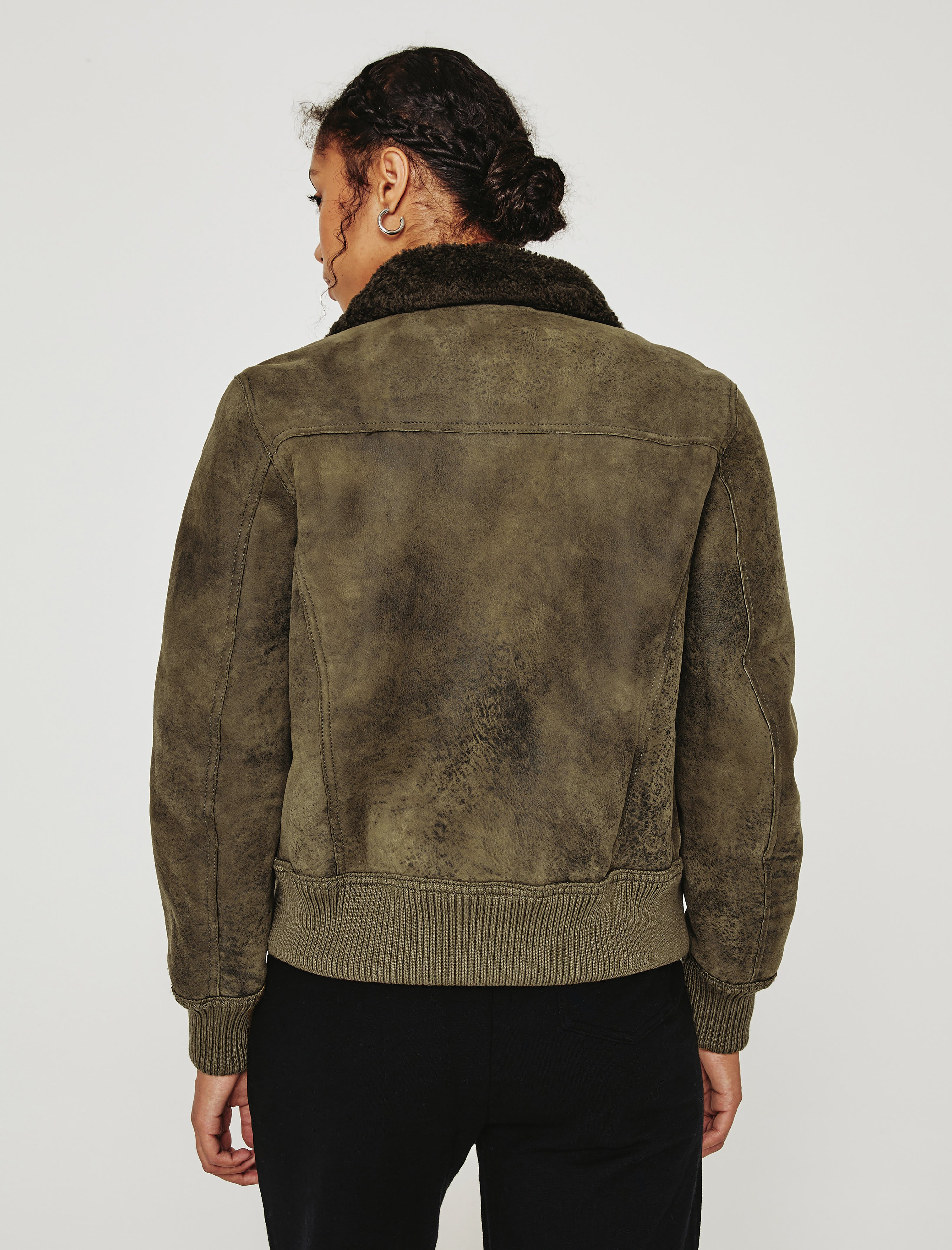 Womens Jones Reversible Bomber Dark Bayou at AG Jeans Official Store