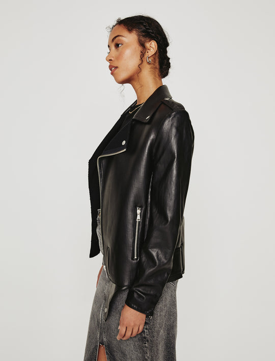 Leather Aviator Jacket - Ready-to-Wear 1A7Y8I