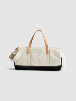 Verona Duffel Stone White Duffel Bag Unisex Accessory Photo 1