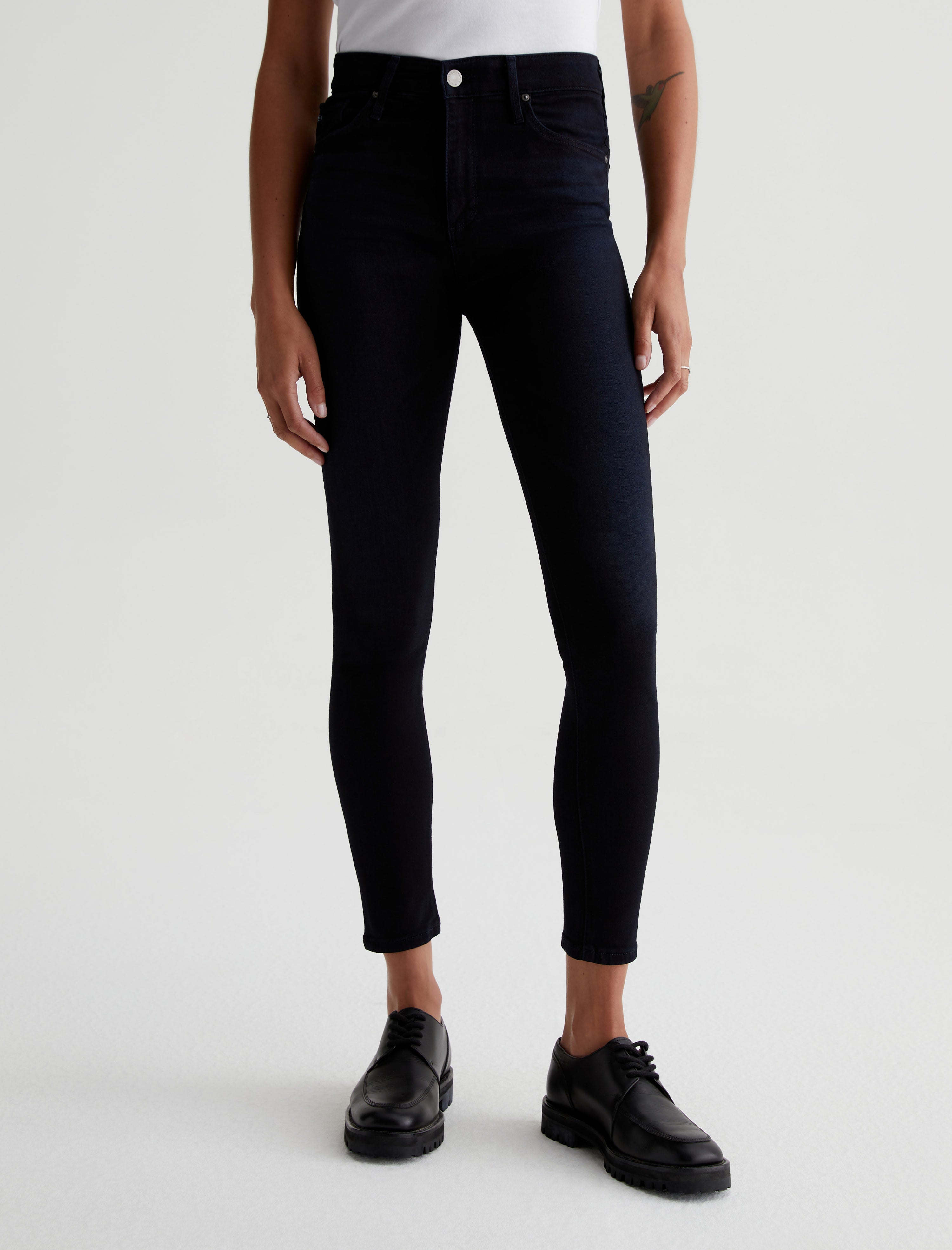 FARRAH SKINNY ANKLE IN 4 YEARS DEEP WILLOW - Honest Boutique