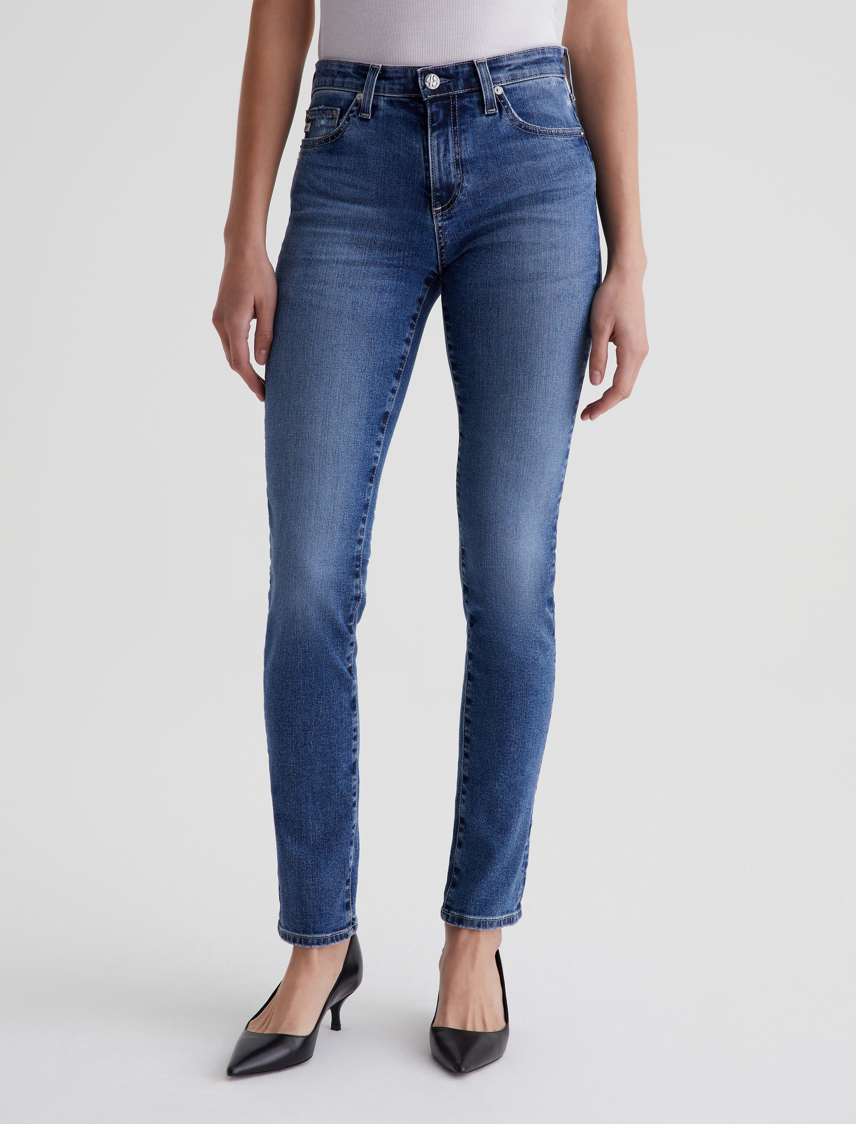 The prima crop fashion cigarette jeans