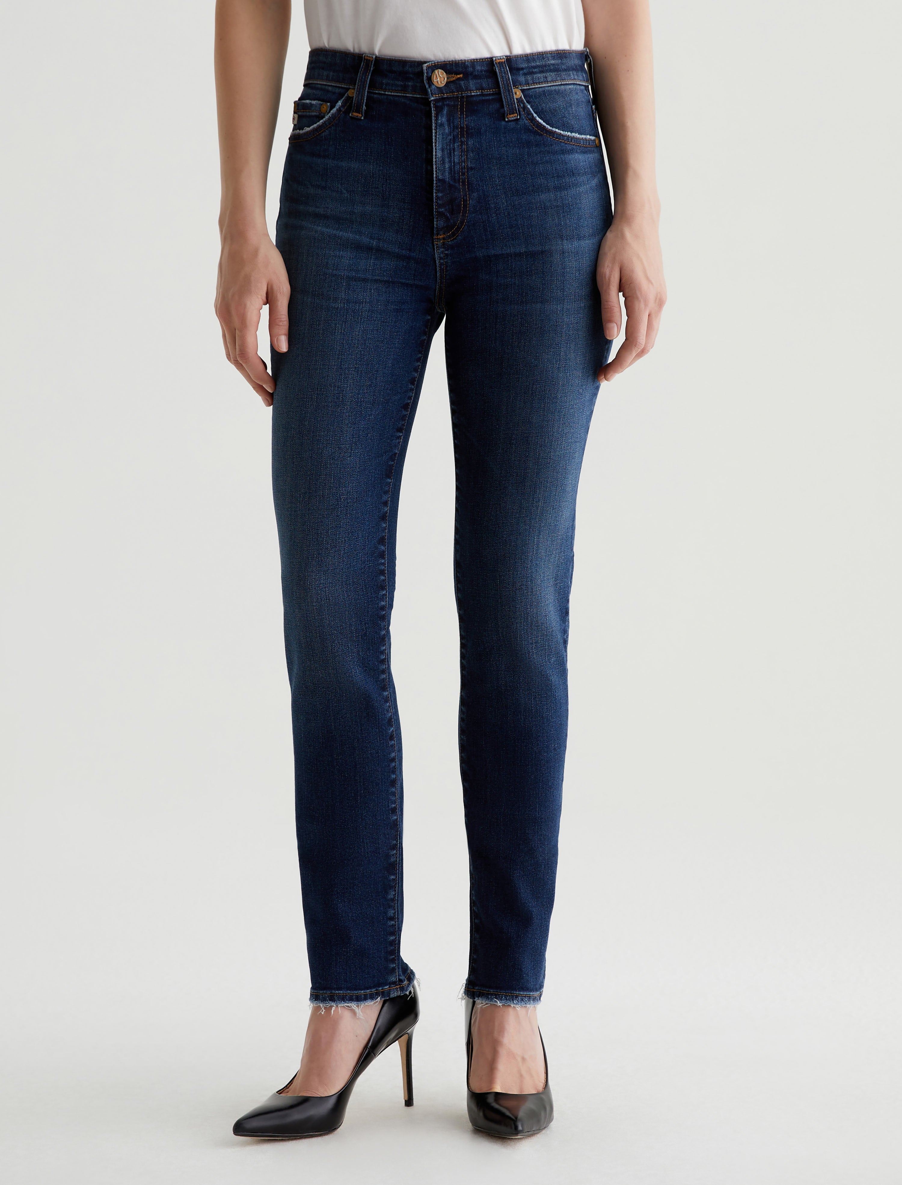 Deals AG The Mari High Rise Straight Leg Jeans 30