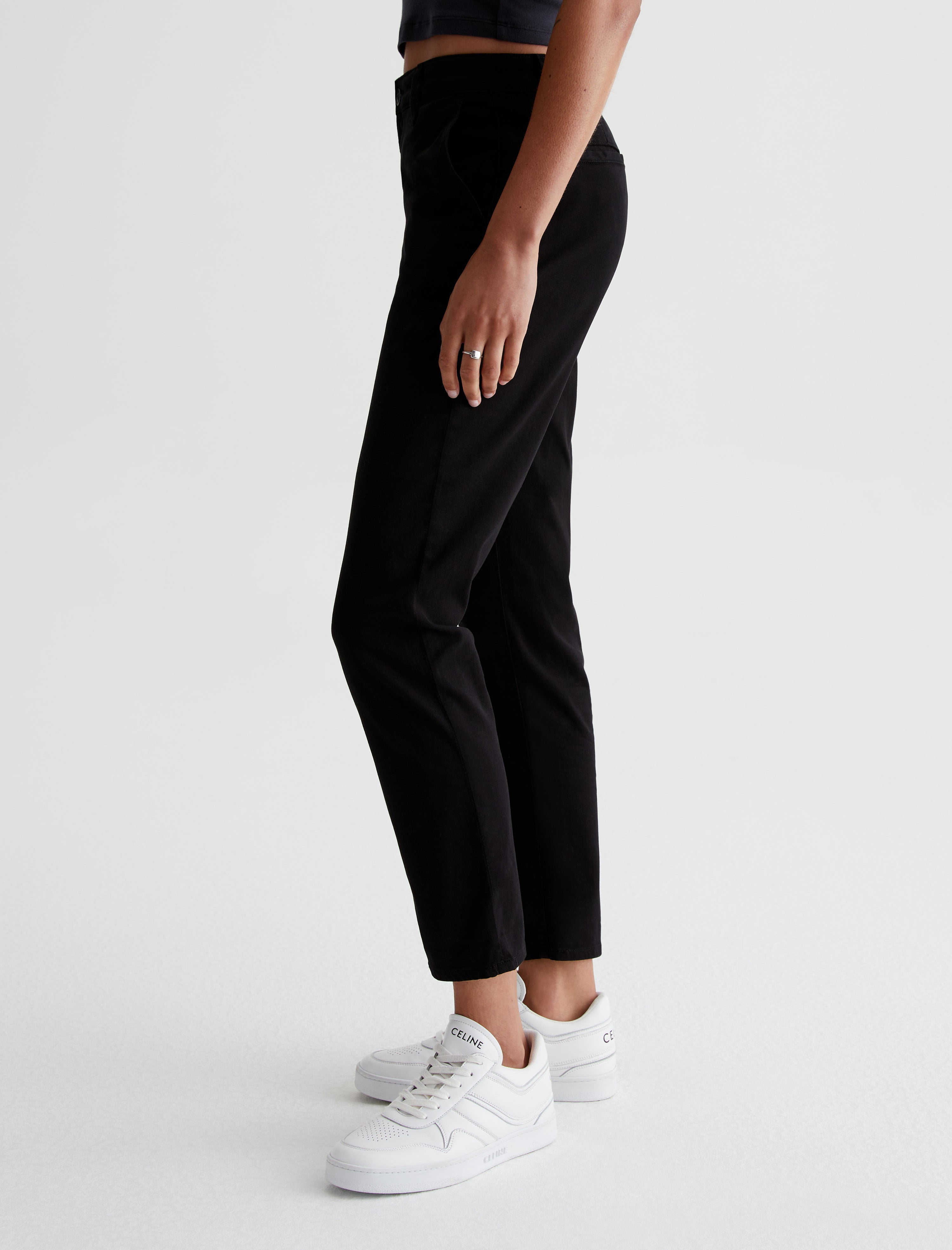 Cabo Grey Straight Leg High Waisted Tailored Pant – Beginning Boutique US