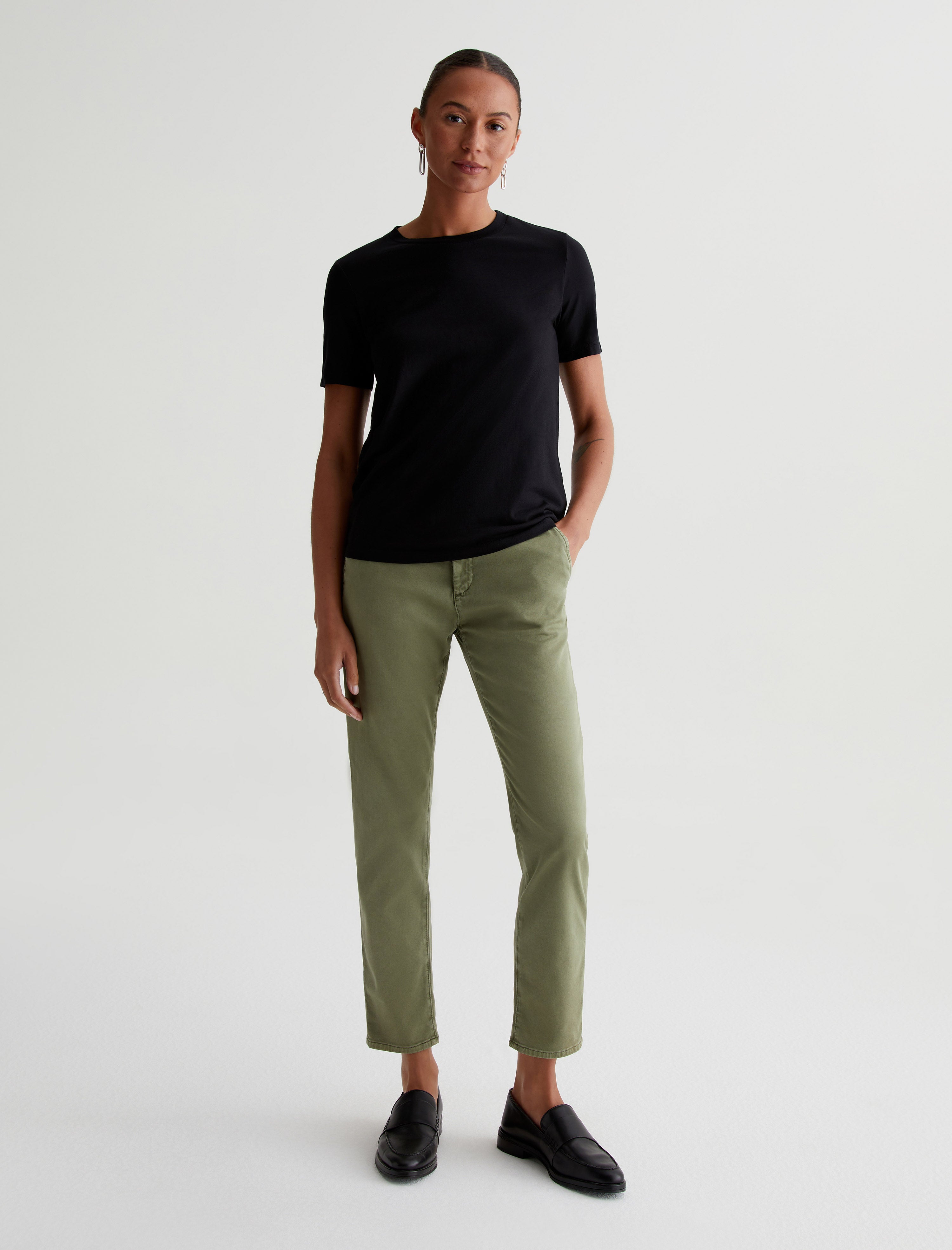Olive Green Trouser Pants - High-Waisted Pants - Wide-Leg Trouser - Lulus