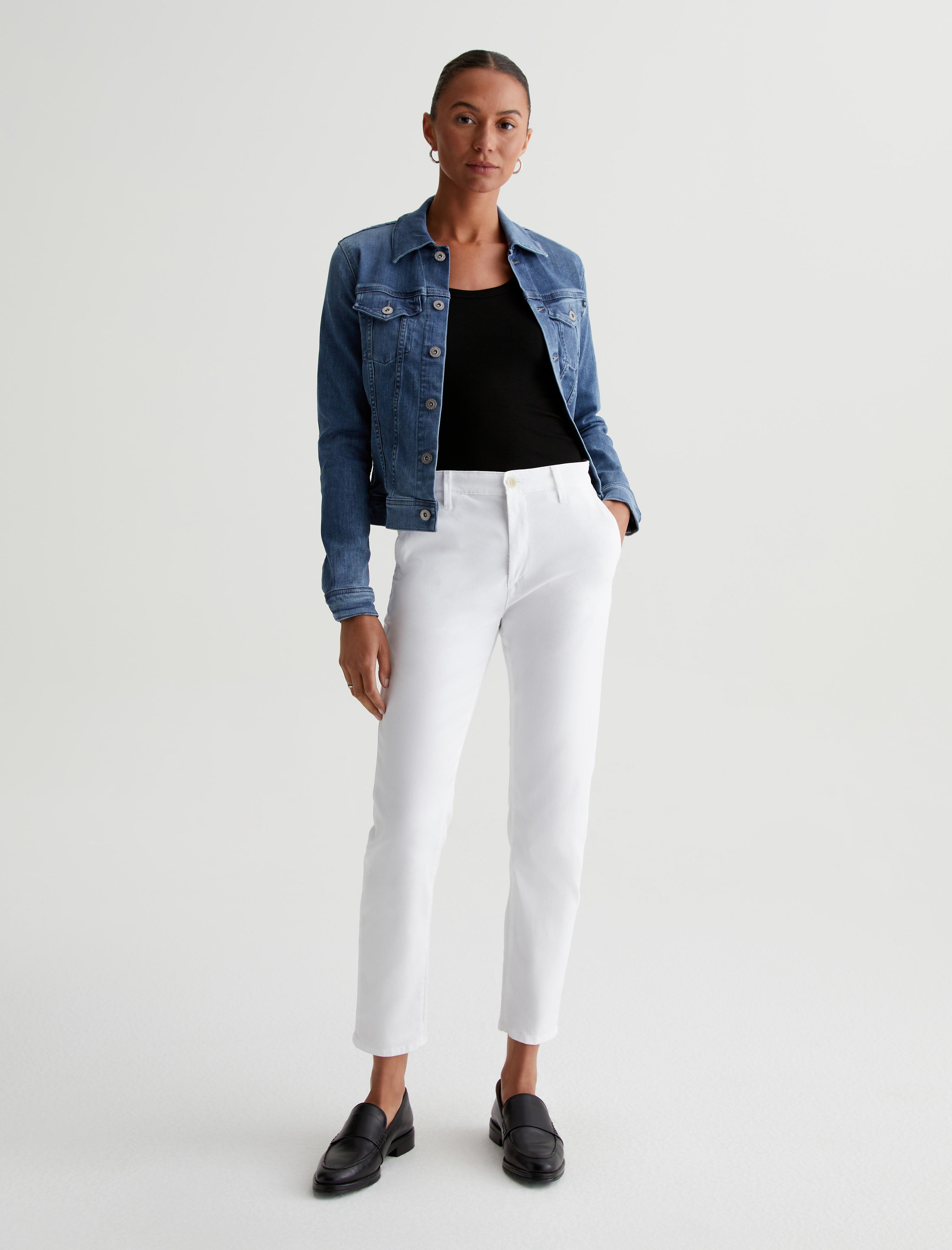 Plus Size High Waist Slits Patchwork White Wide-leg Jeans Solid Color  Casual Straight Denim Pant Korean Streetwear Women Trouser - Jeans -  AliExpress