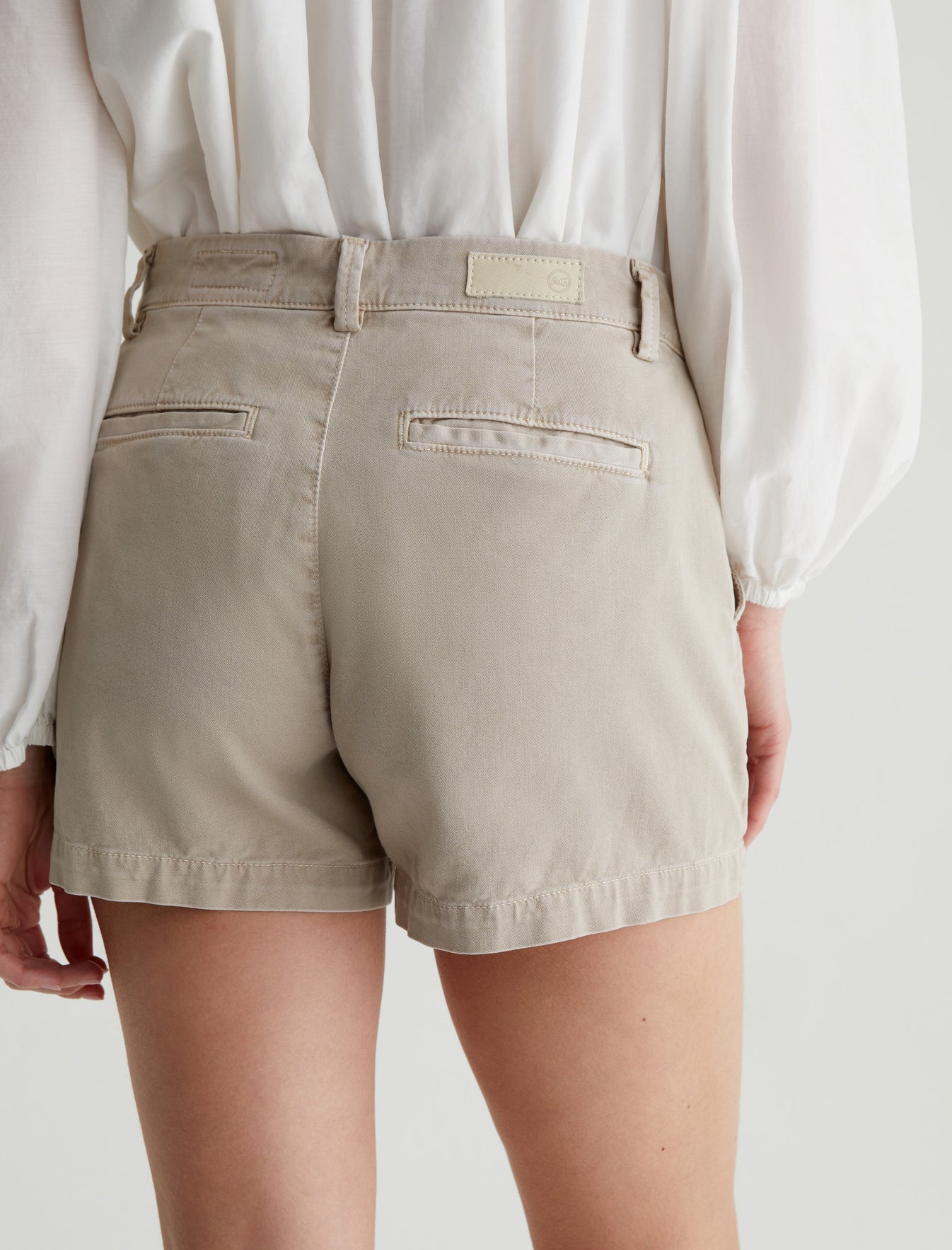 Caden Short Sulfur Flax Tailored Trouser Short Women Bottom Photo 6