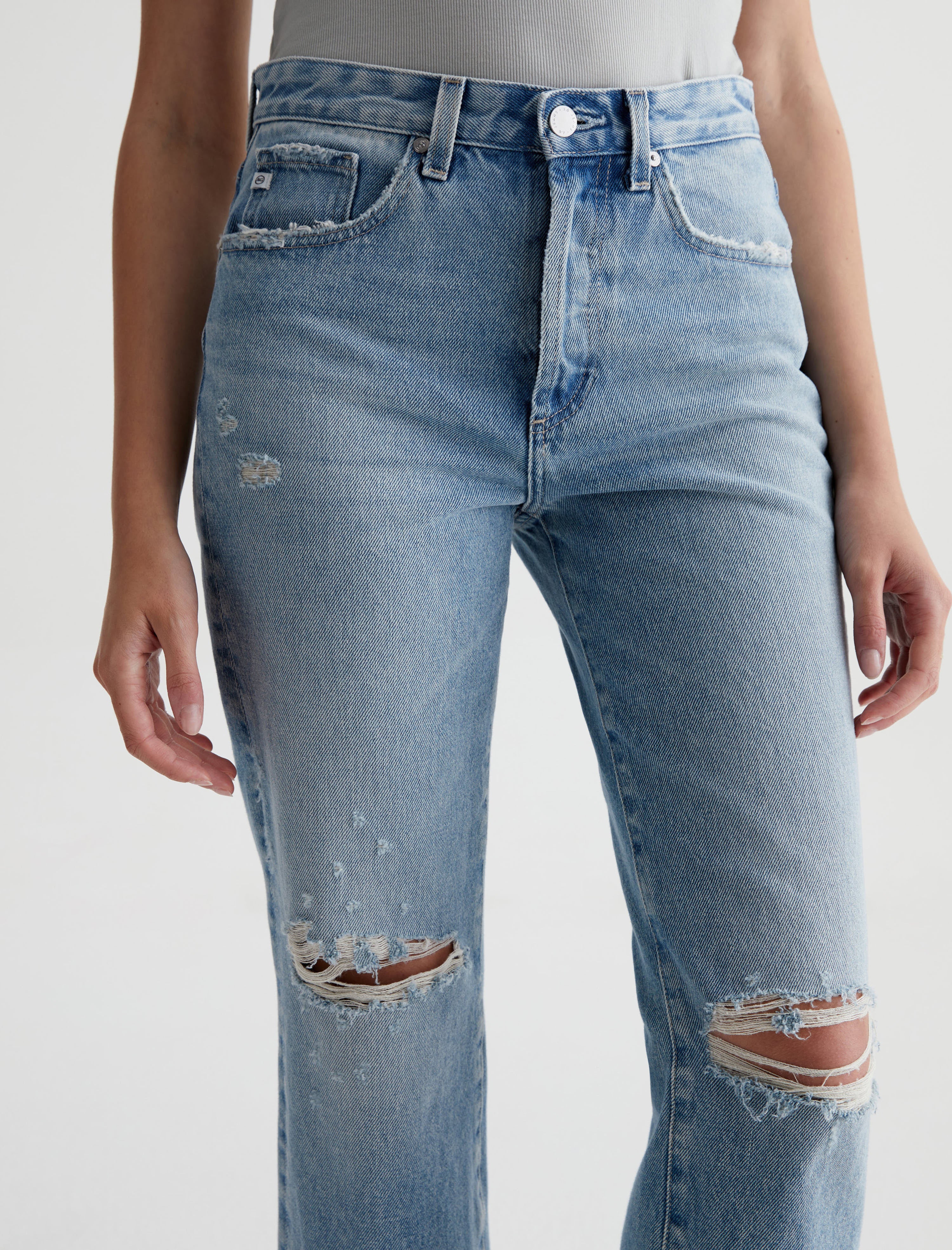 Womens Kinsley Idyllic Destructed at AG Jeans Official Store