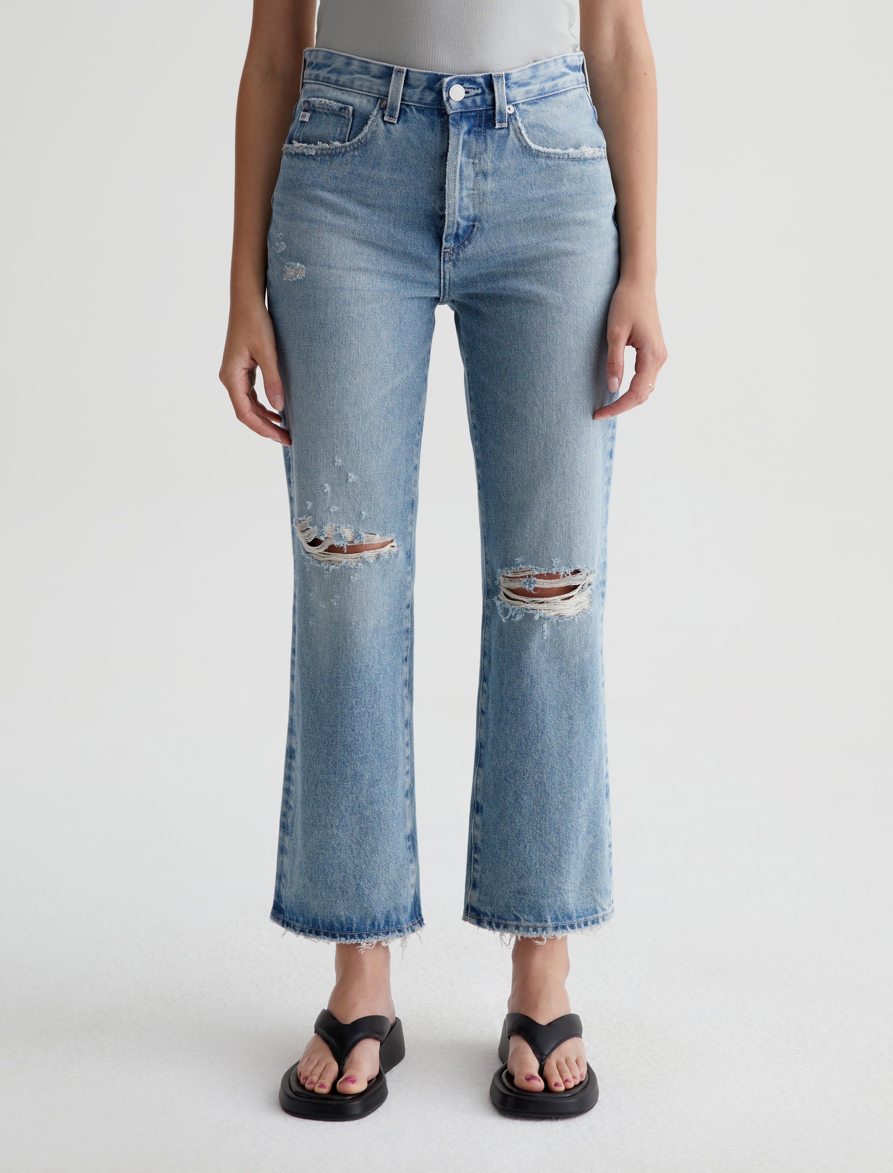 Womens Kinsley Idyllic Destructed at AG Jeans Official Store