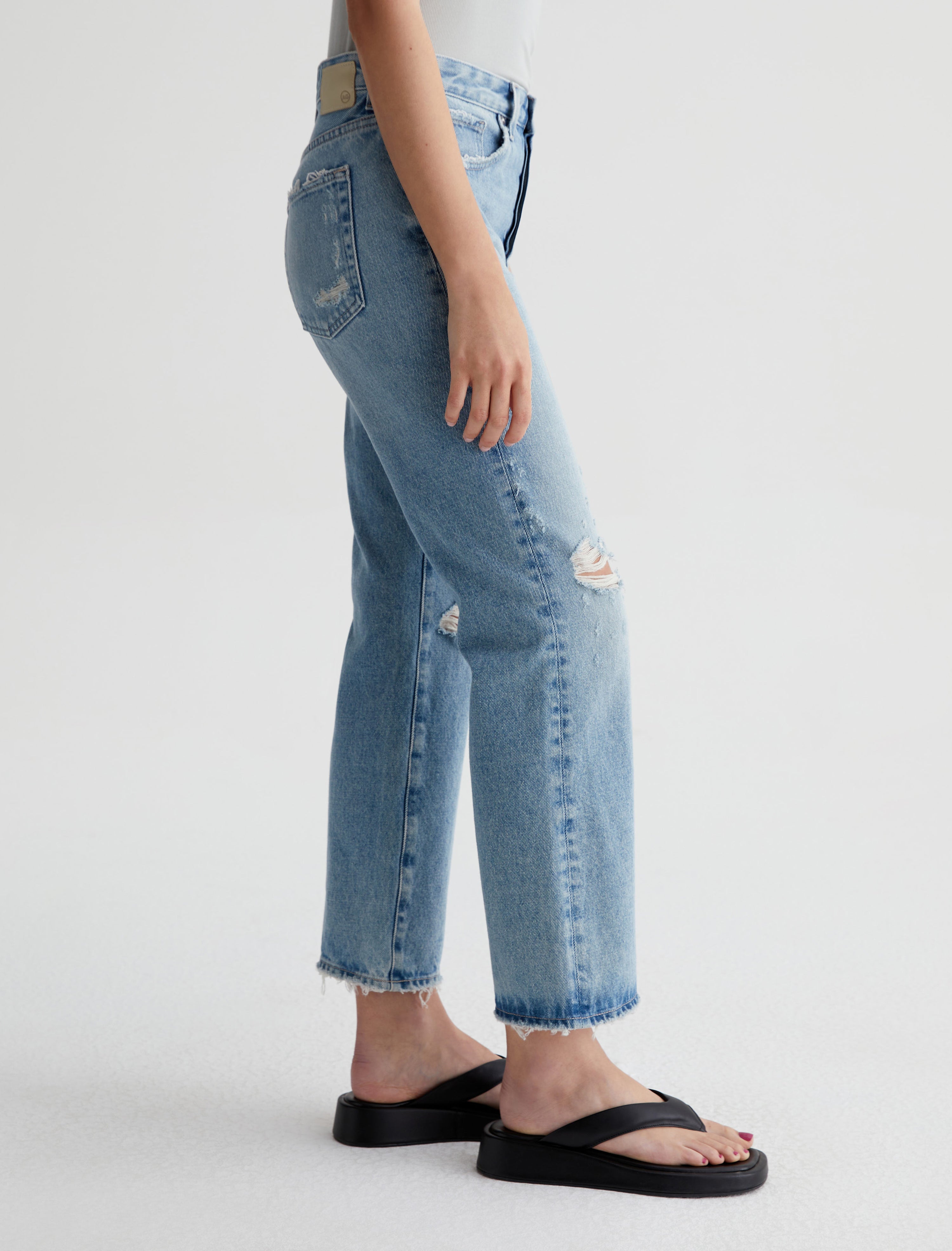 Womens Kinsley Idyllic Destructed at AG Jeans Official Store