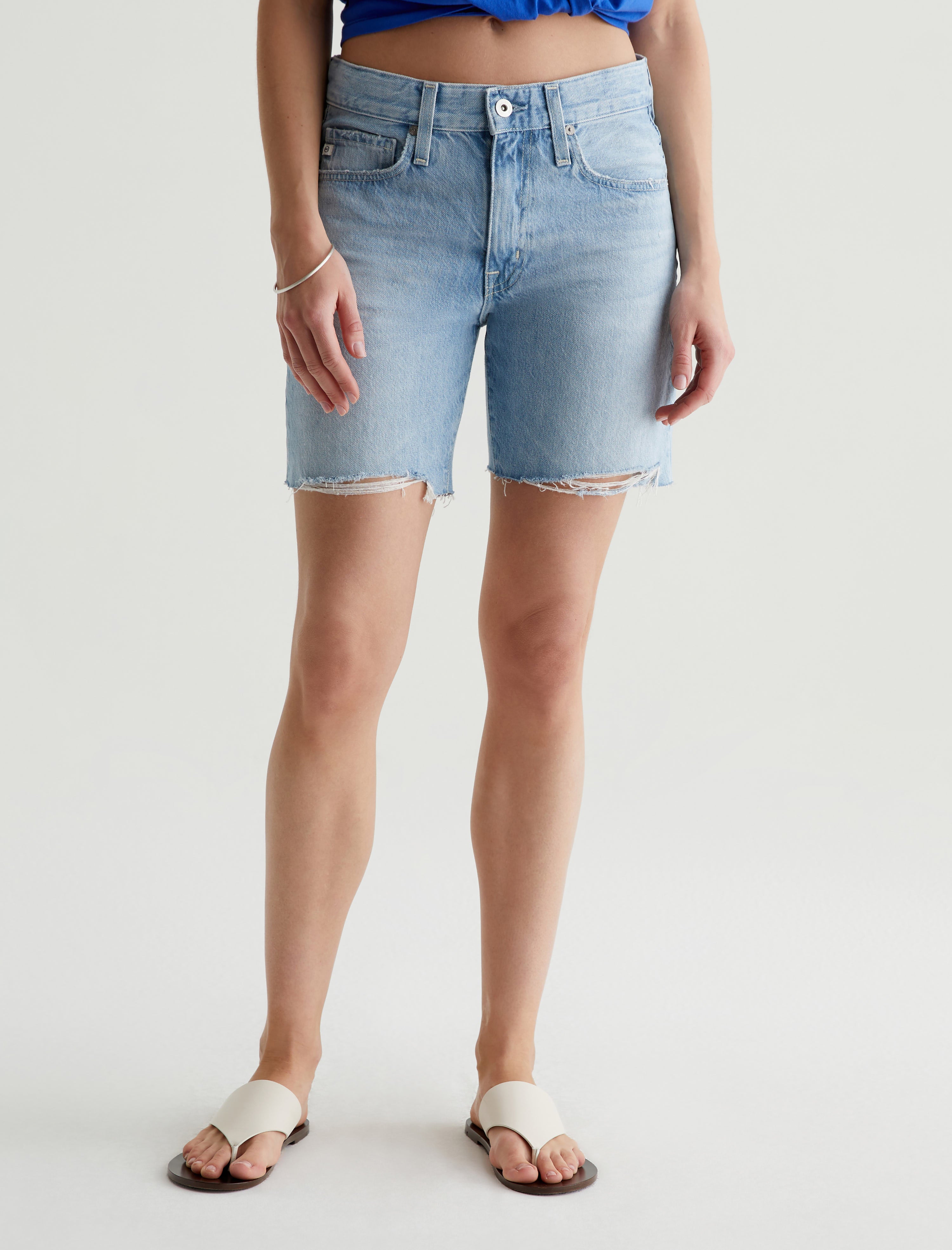 Ex-Boyfriend Slim Short Sunset Blues Mid-Rise Bermuda Women Bottom Photo 2