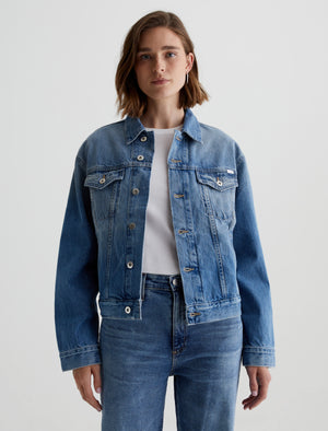 Ramie Jacket Stockholm Oversized Trucker Jacket Women Top Photo 1