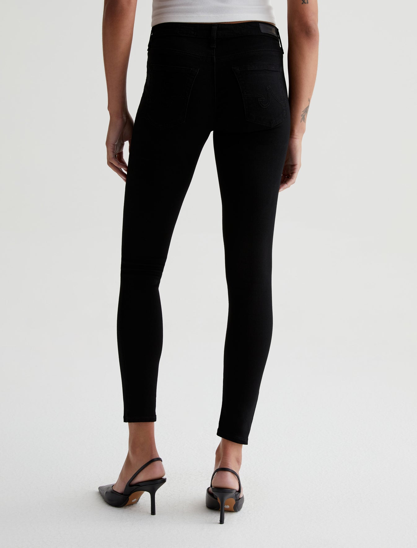 Womens Legging Ankle Super Black at AG Jeans Official Store