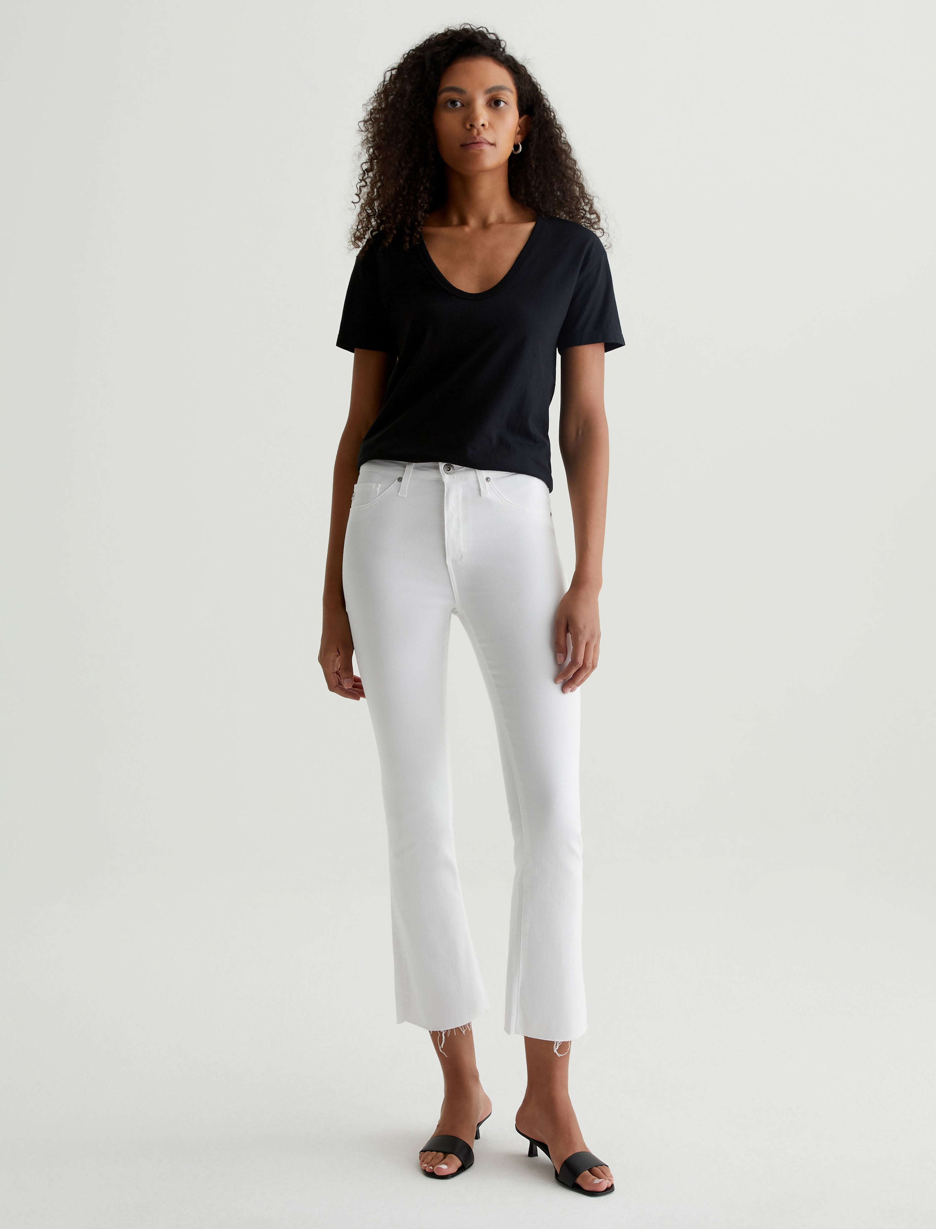 Womens Jodi Crop White at AG Jeans Official Store