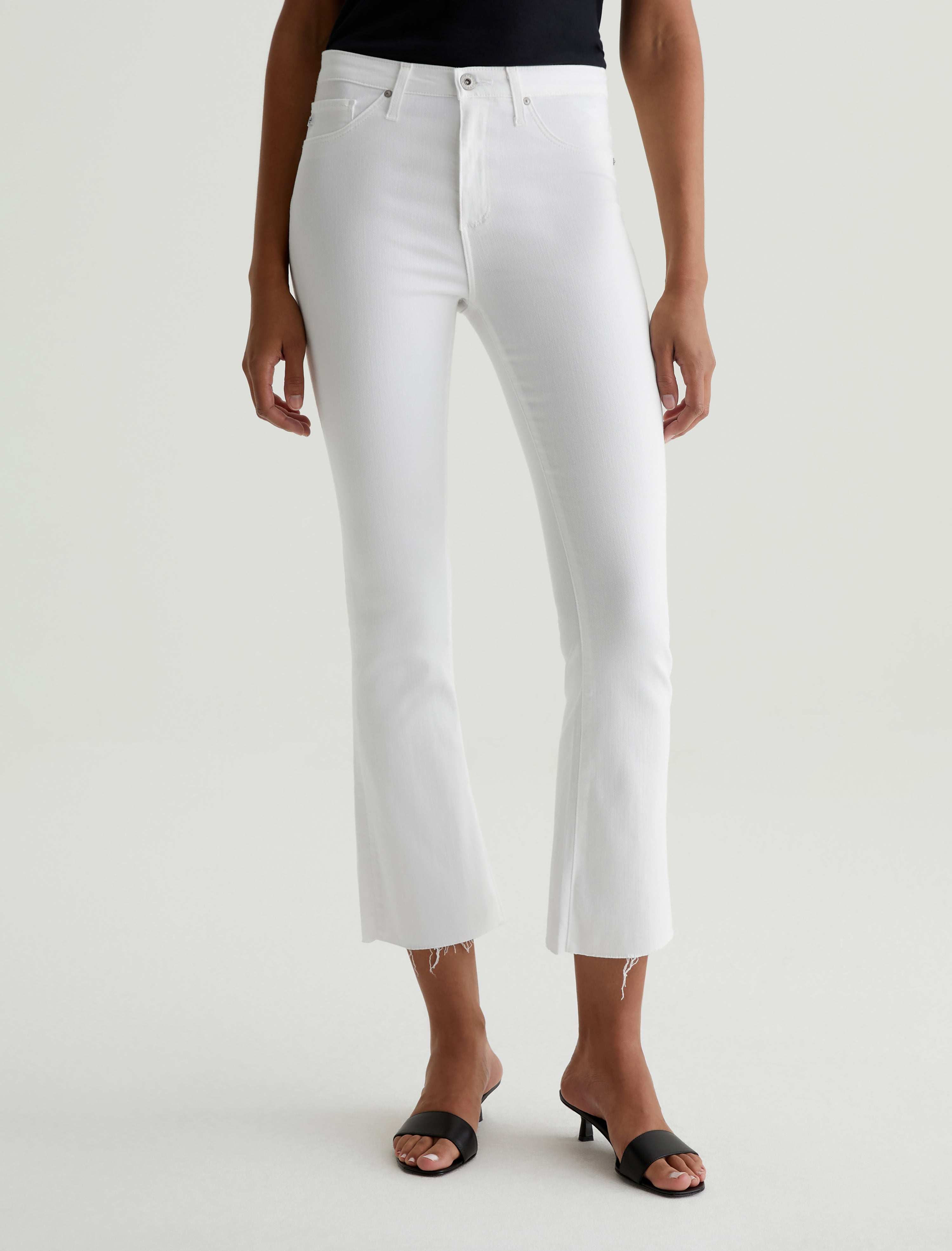 Ag cropped sales flare jeans