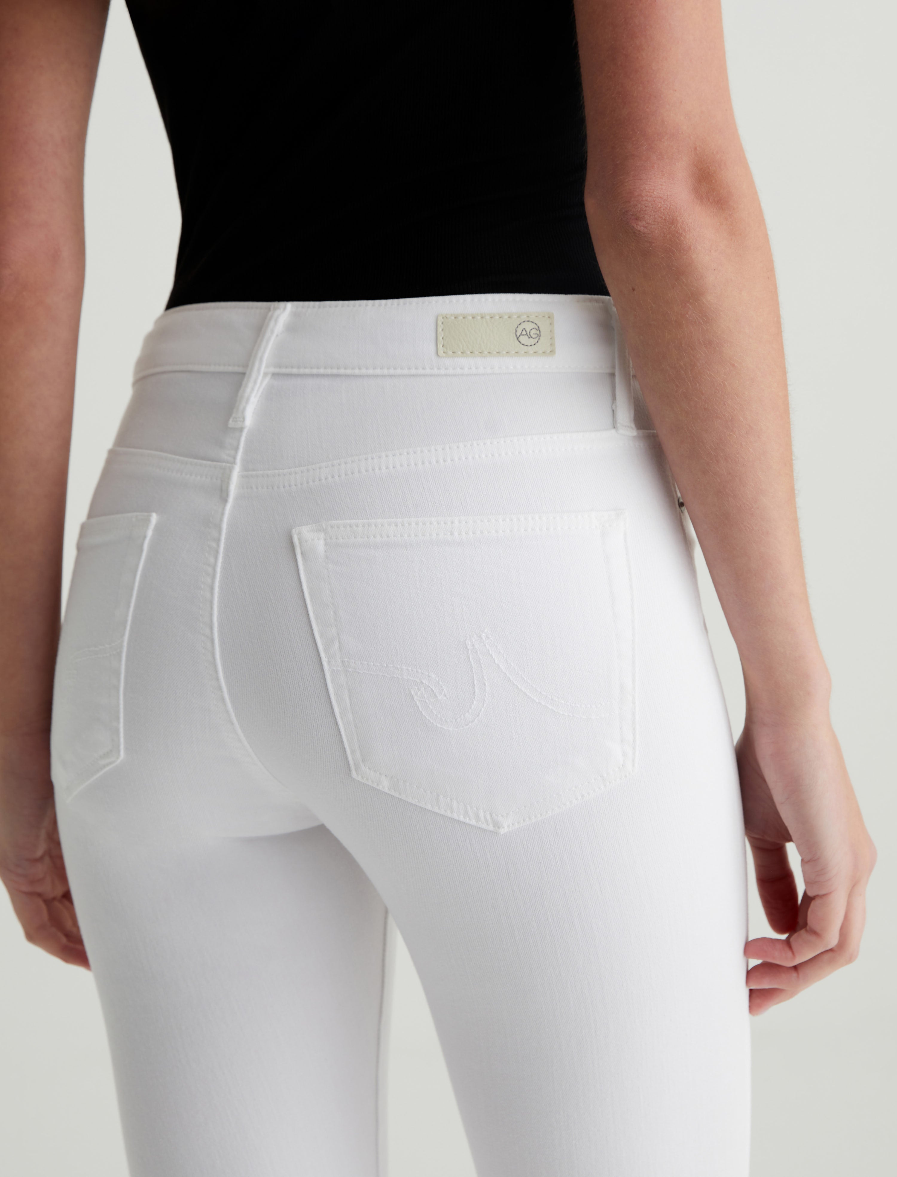 White 2024 pants skinny