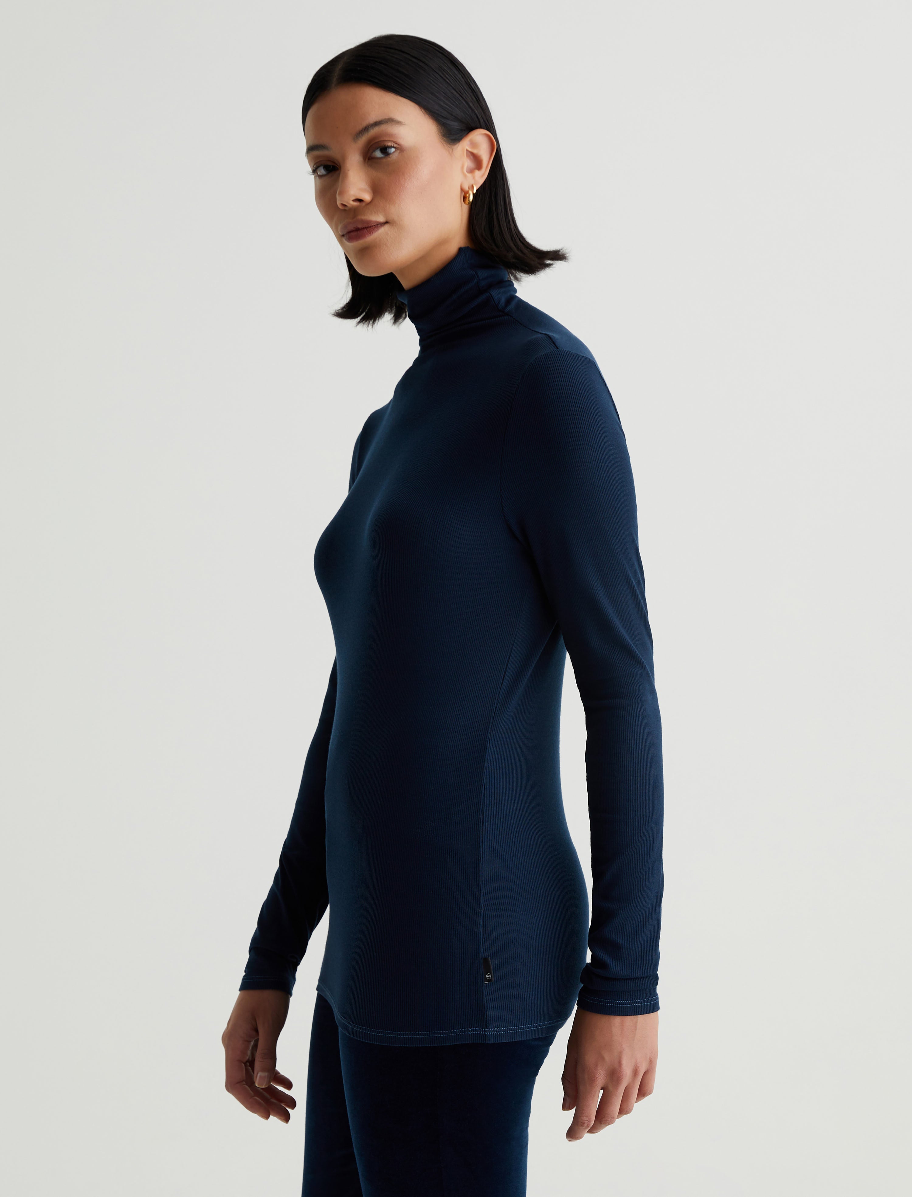 Women Chels Turtleneck Atlantic Night at AG Jeans Official Store