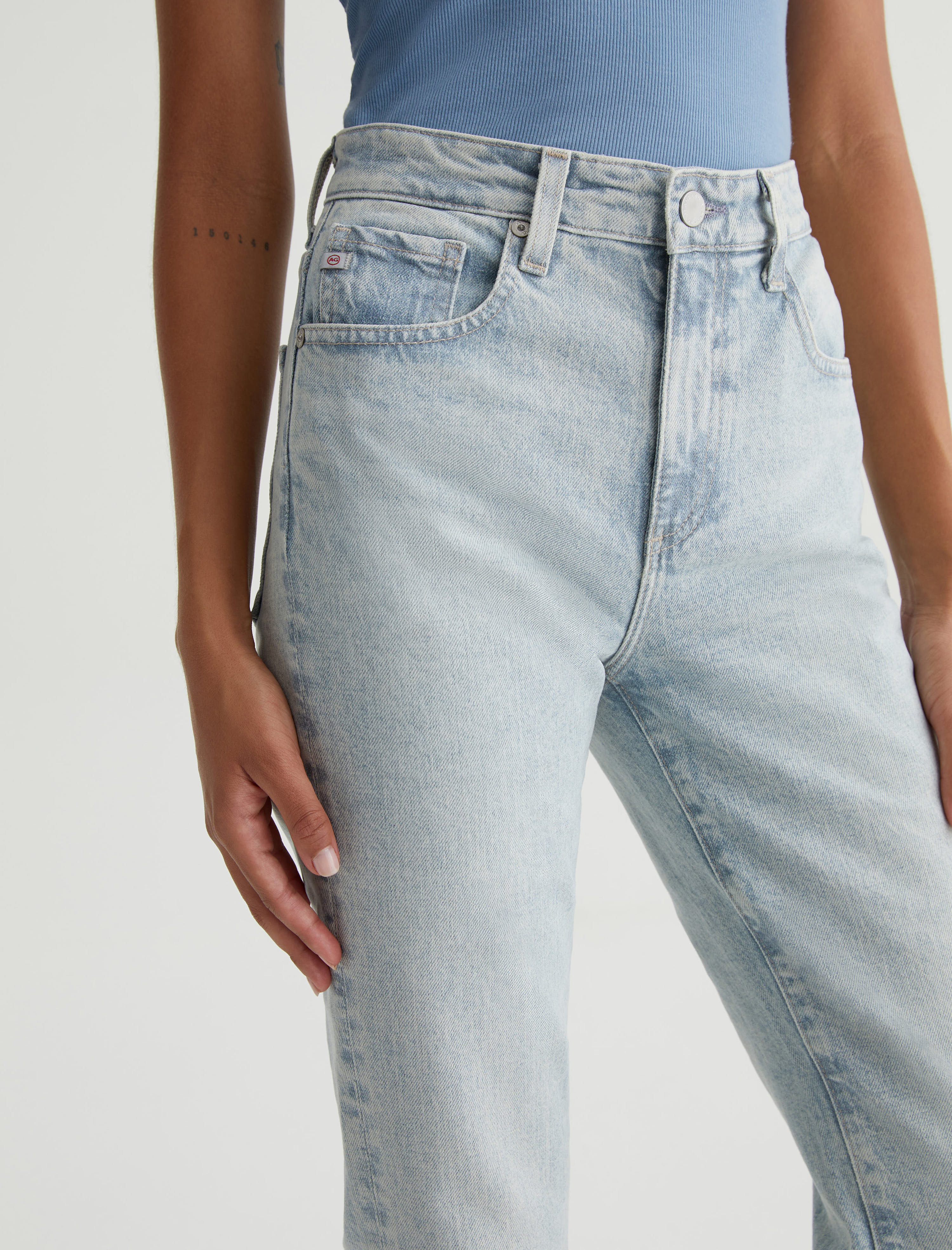 Womens Kinsley Idyllic Destructed at AG Jeans Official Store