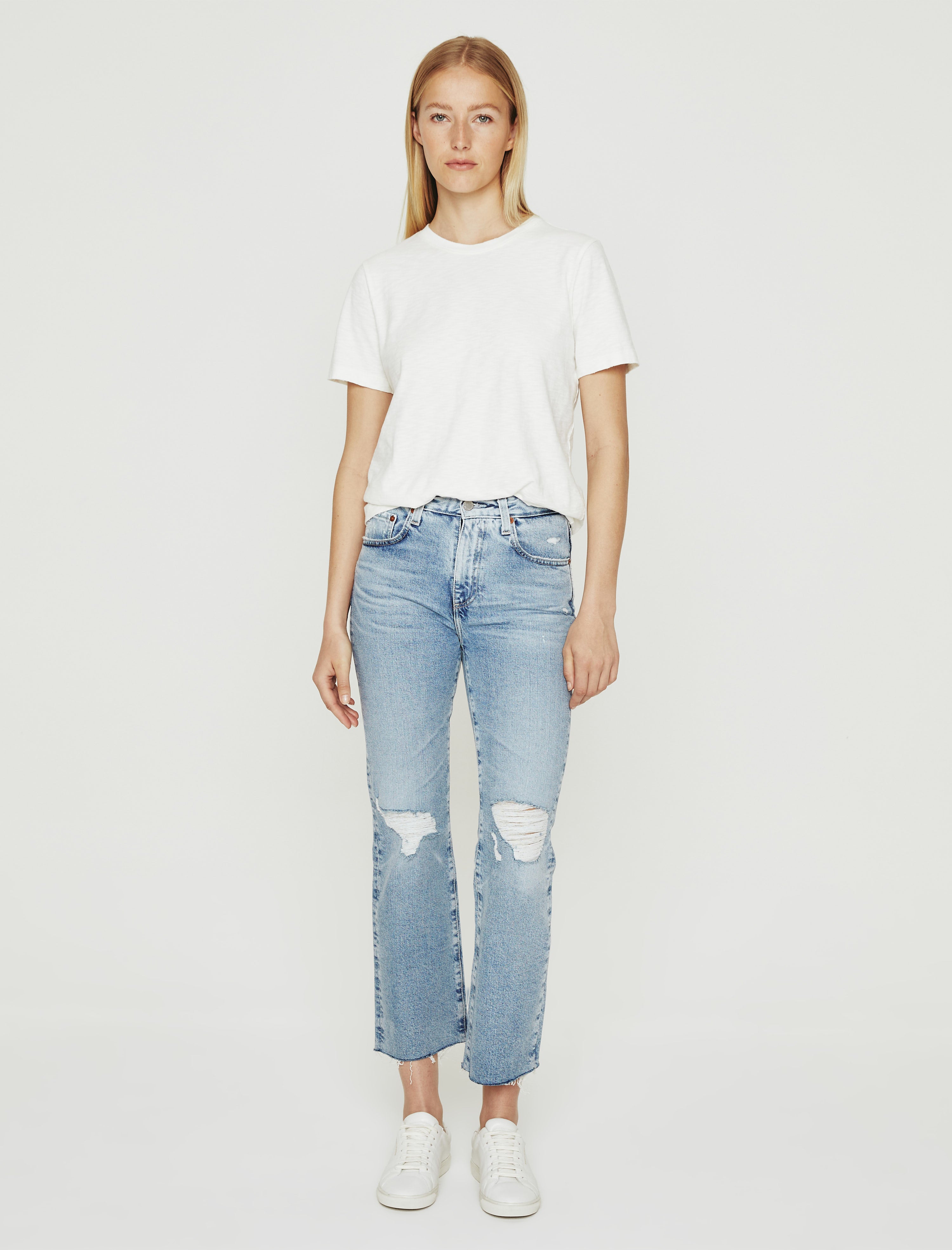 Womens Kinsley Idyllic Destructed at AG Jeans Official Store