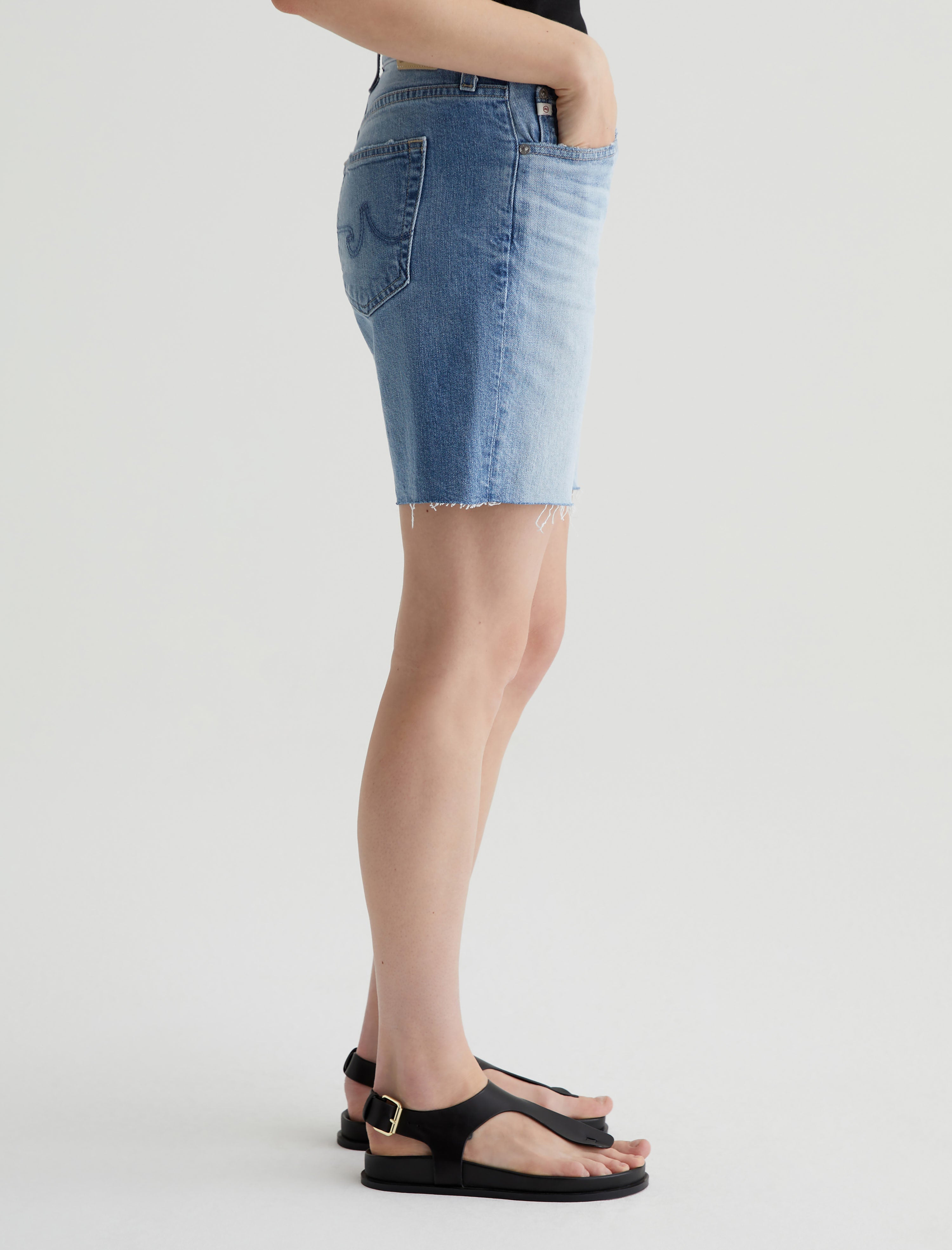 Womens Nikki Short 1 Year Classic White at AG Jeans Official Store