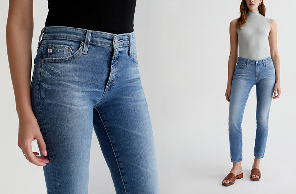 Women's Mid Rise Straight Leg Jeans