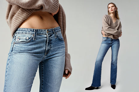 Turn-up Jeans in Indigo | Alexander McQueen ES