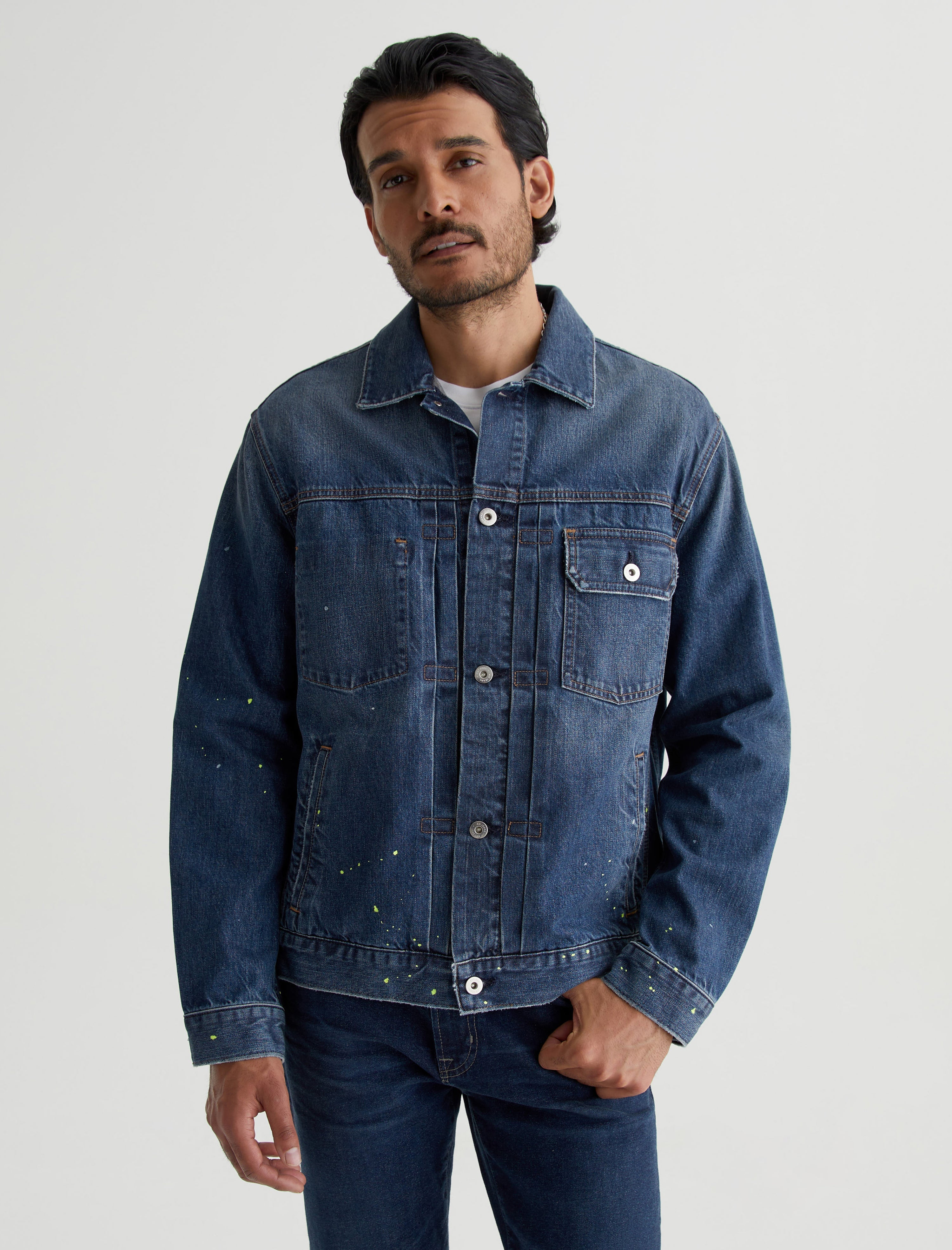 Mens Sid Jacket 8 Years Leeward Painted at AG Jeans Official Store