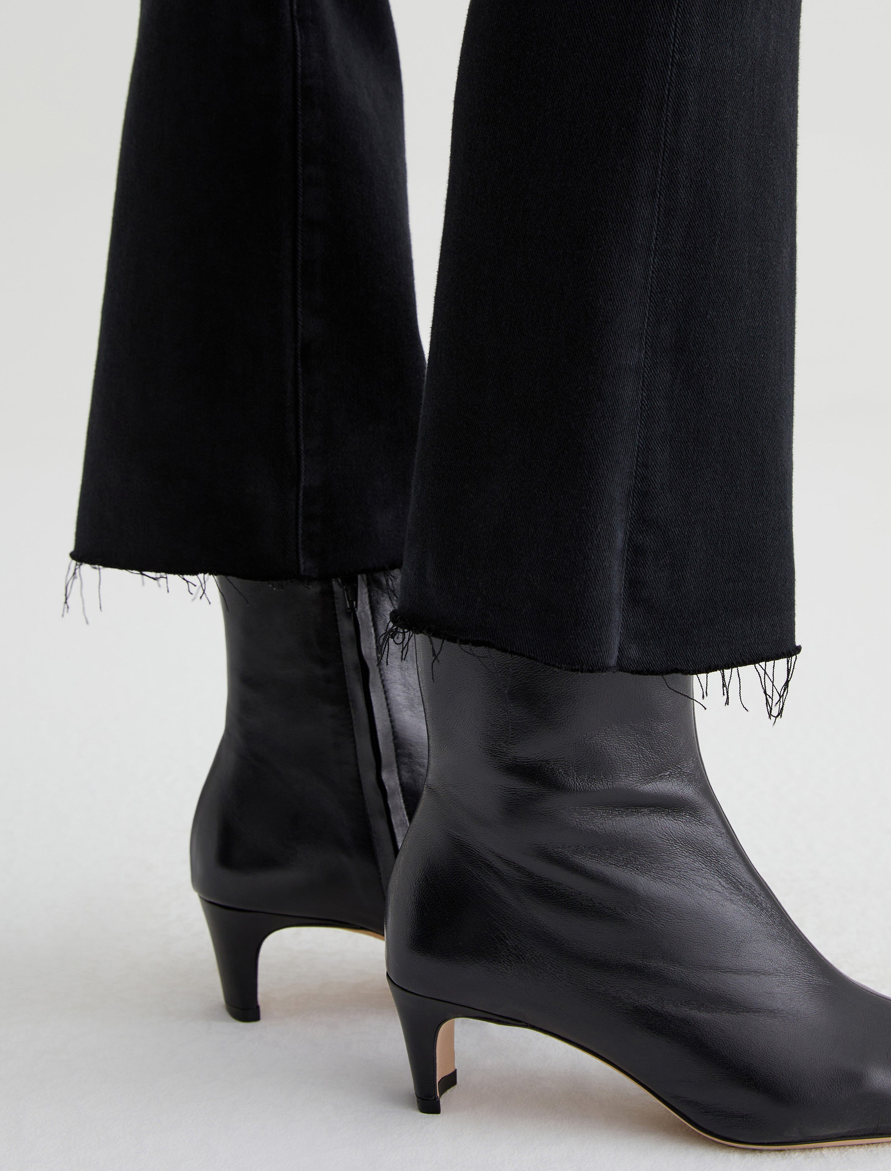 High rise ankle clearance boots